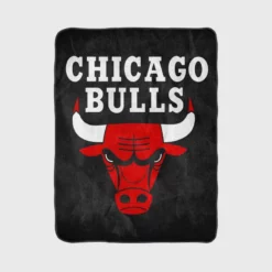 Chicago Bulls Famous NBA Basketball Team Fleece Blanket 1