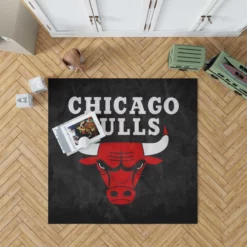 Chicago Bulls Famous NBA Basketball Team Rug