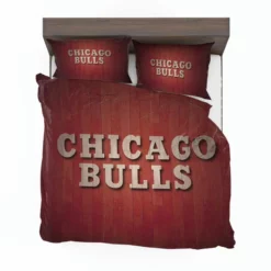 Chicago Bulls Professional NBA Basketball Club Bedding Set 1