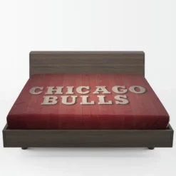 Chicago Bulls Professional NBA Basketball Club Fitted Sheet 1