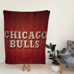 Chicago Bulls Professional NBA Basketball Club Fleece Blanket