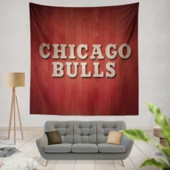 Chicago Bulls Professional NBA Basketball Club Tapestry