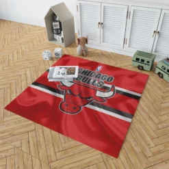 Chicago Bulls Strong Basketball Club Logo Rug 1