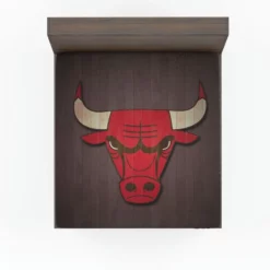 Chicago Bulls Top Ranked NBA Basketball Team Fitted Sheet