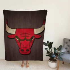 Chicago Bulls Top Ranked NBA Basketball Team Fleece Blanket