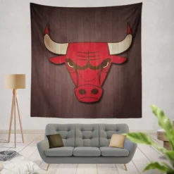 Chicago Bulls Top Ranked NBA Basketball Team Tapestry