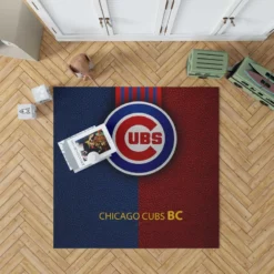 Chicago Cubs American Professional Baseball Team Rug