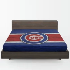 Chicago Cubs Energetic MLB Baseball Team Fitted Sheet 1