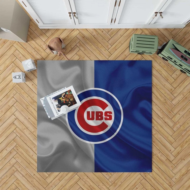Chicago Cubs Top Ranked MLB Baseball Team Rug