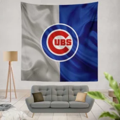 Chicago Cubs Top Ranked MLB Baseball Team Tapestry
