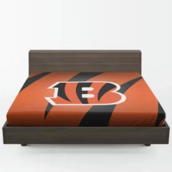 Cincinnati Bengals Top Ranked NFL Football Club Fitted Sheet 1