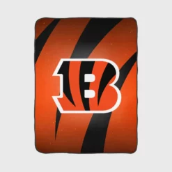 Cincinnati Bengals Top Ranked NFL Football Club Fleece Blanket 1