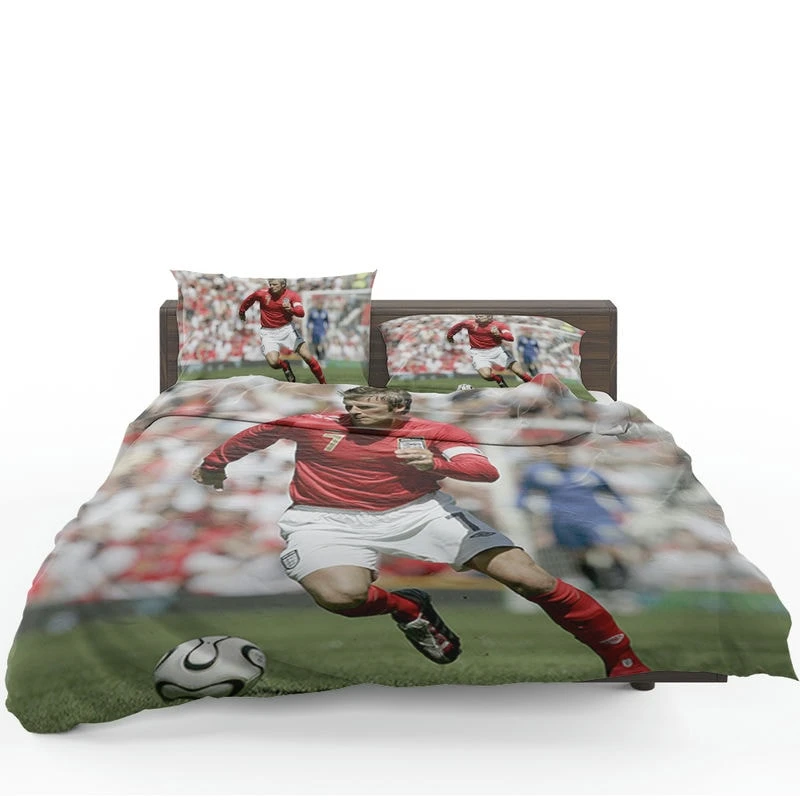 Classic English Fottball Player David Beckham Bedding Set