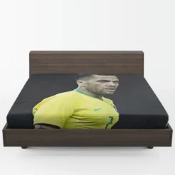 Classic Football Player Dani Alves Fitted Sheet 1