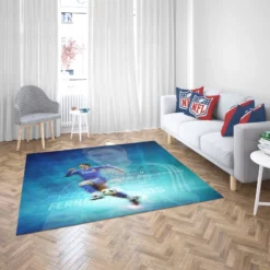 Classic Football Player Fernando Torres Rug 2