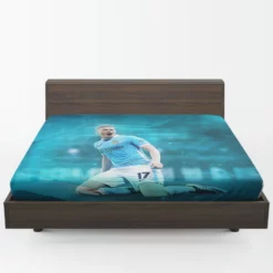 Classic Football Player Kevin De Bruyne Fitted Sheet 1