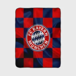 Classic Football Team FC Bayern Munich Fleece Blanket 1