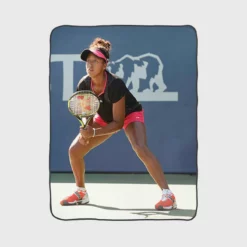 Classic Japanes Tennis Player Naomi Osaka Fleece Blanket 1