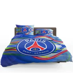 Classic Soccer Team Paris Saint Germain FC Bedding Set