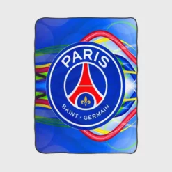 Classic Soccer Team Paris Saint Germain FC Fleece Blanket 1