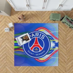 Classic Soccer Team Paris Saint Germain FC Rug