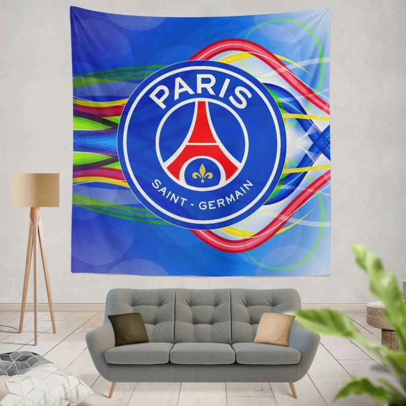 Classic Soccer Team Paris Saint Germain FC Tapestry