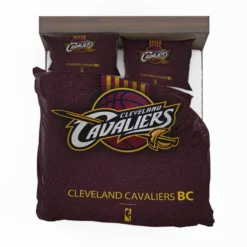 Cleveland Cavaliers American NBA Basketball Logo Bedding Set 1