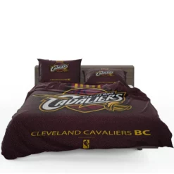 Cleveland Cavaliers American NBA Basketball Logo Bedding Set