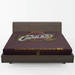 Cleveland Cavaliers American NBA Basketball Logo Fitted Sheet 1