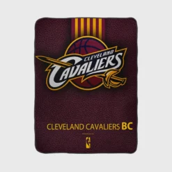 Cleveland Cavaliers American NBA Basketball Logo Fleece Blanket 1