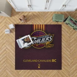 Cleveland Cavaliers American NBA Basketball Logo Rug