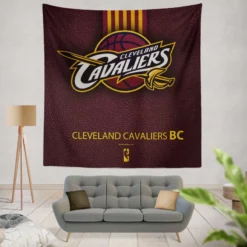 Cleveland Cavaliers American NBA Basketball Logo Tapestry