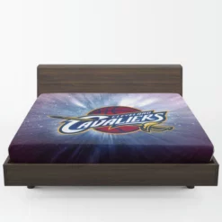 Cleveland Cavaliers American Professional Basketball Team Fitted Sheet 1