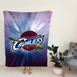 Cleveland Cavaliers American Professional Basketball Team Fleece Blanket