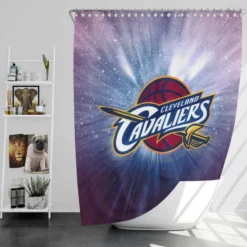 Cleveland Cavaliers American Professional Basketball Team Shower Curtain