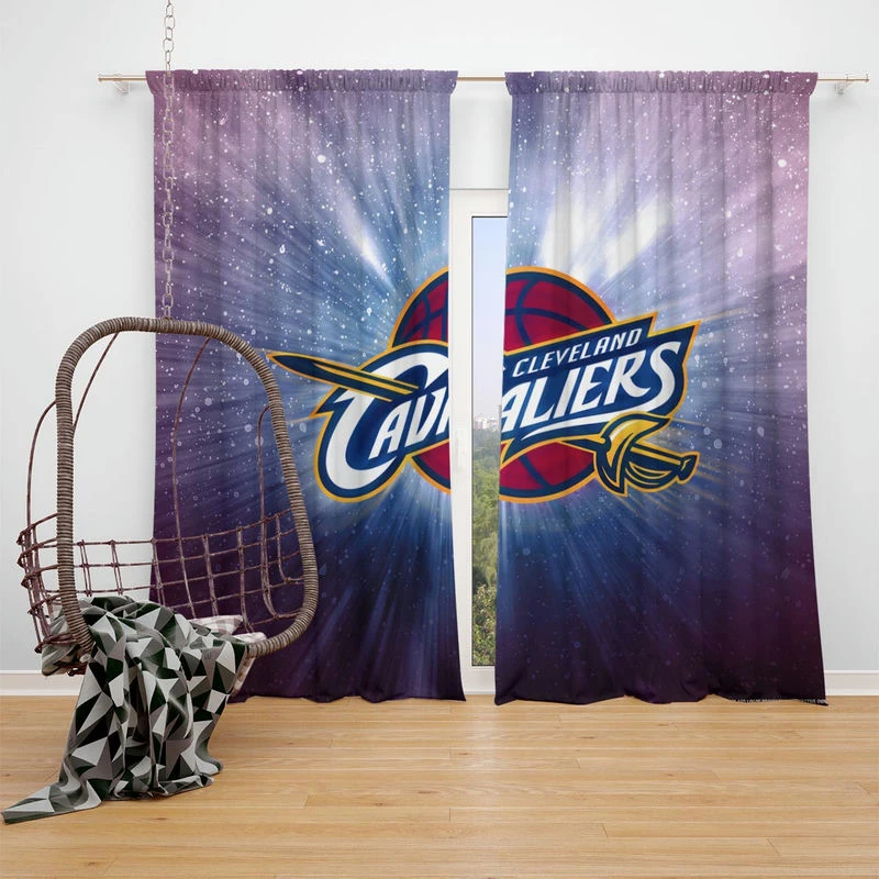 Cleveland Cavaliers American Professional Basketball Team Window Curtain