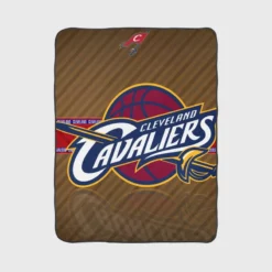Cleveland Cavaliers Energetic NBA Basketball Team Fleece Blanket 1