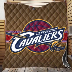 Cleveland Cavaliers Energetic NBA Basketball Team Quilt Blanket