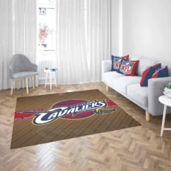 Cleveland Cavaliers Energetic NBA Basketball Team Rug 2