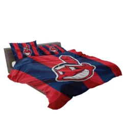 Cleveland Indians Energetic MLB Baseball Team Bedding Set 2