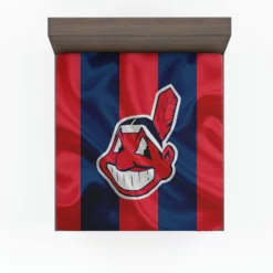 Cleveland Indians Energetic MLB Baseball Team Fitted Sheet