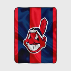 Cleveland Indians Energetic MLB Baseball Team Fleece Blanket 1