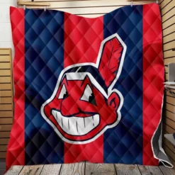 Cleveland Indians Energetic MLB Baseball Team Quilt Blanket
