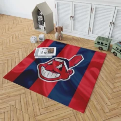 Cleveland Indians Energetic MLB Baseball Team Rug 1