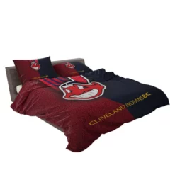 Cleveland Indians Popular MLB Baseball Team Bedding Set 2