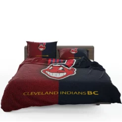 Cleveland Indians Popular MLB Baseball Team Bedding Set