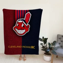Cleveland Indians Popular MLB Baseball Team Fleece Blanket