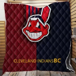 Cleveland Indians Popular MLB Baseball Team Quilt Blanket