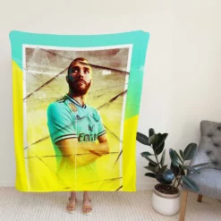 Clever Madrid sports Player Karim Benzema Fleece Blanket