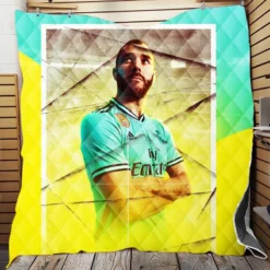 Clever Madrid sports Player Karim Benzema Quilt Blanket